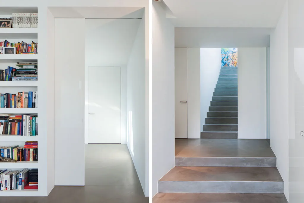 Flächenbündige Designtür — Wohnbereich