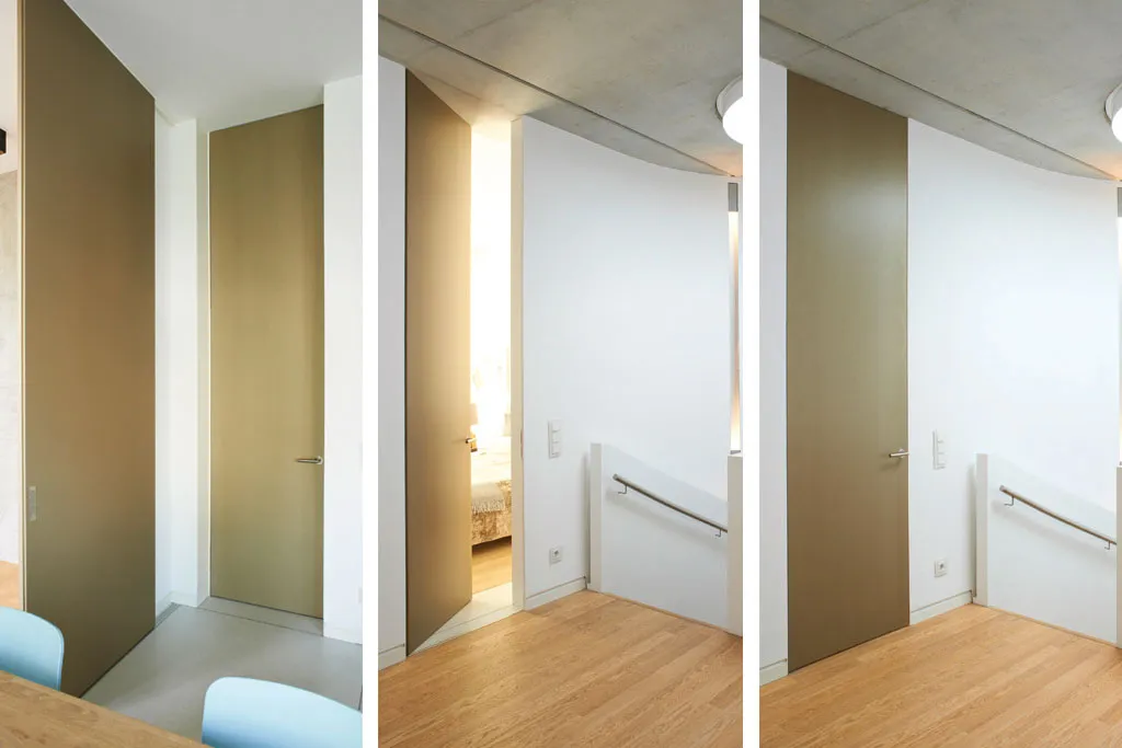 Designtür in moderner Architektur